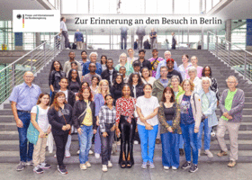 Politische Bildungsreise unserer internationalen Pflegekräfte nach Berlin, Gruppenfoto