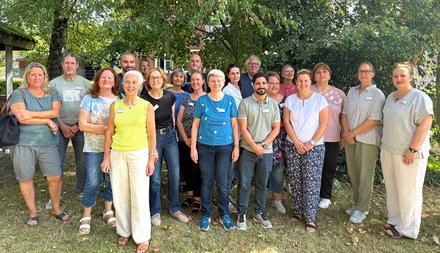 Gruppenfoto der Psychosomatik des CKQ